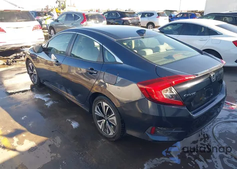 2018 Honda Civic Ex-T z USA, uszkodzony, nr VIN JHMFC1F35JX027386